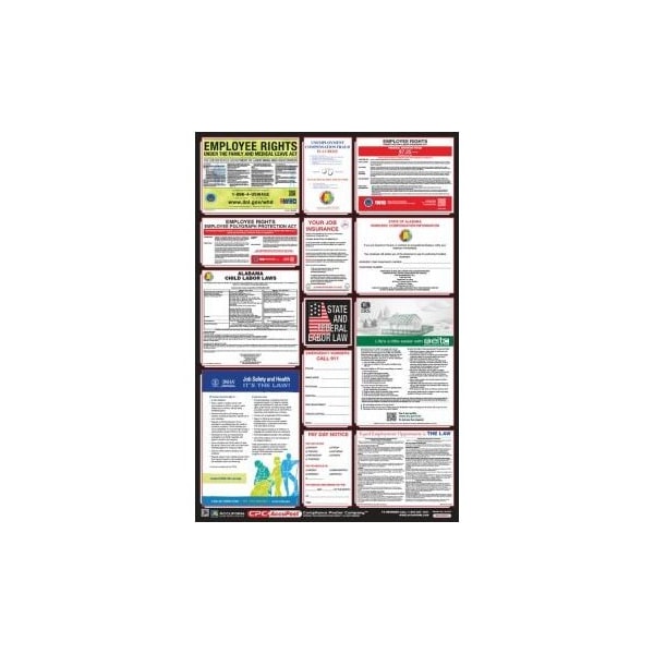 Accuform OSHA SAFETY POSTER COMBO STATE, PPG300WA PPG300WA - main